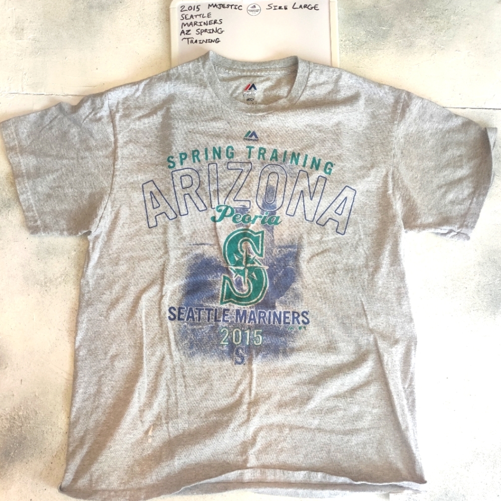 Seattle Seahawks 2015 Arizona Peoria Spring Training Camp NFL t shirt Large